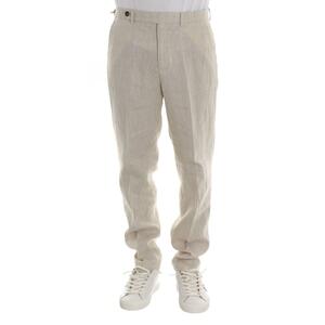 PANTALONE IN LINO BEIGE